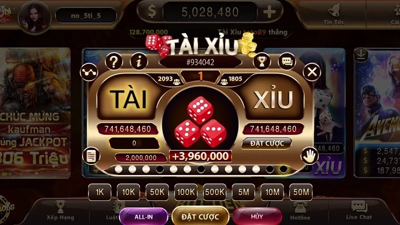 Tỷ lệ ăn thua khi tham gia cá cược tài xỉu trong Baccarat